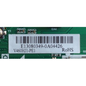 MAIN / HAIER / E13080349 / T.MS3393.72 / V460HJ1-PE1 / MODELO  46"