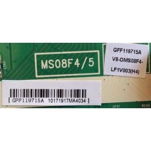 MAIN / TCL V8-OMS08F4-LF1V003(H4) / GFF119715A / MS08F4/5 / 40-MS08F6-MAA2HG	