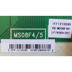 MAIN / TCL V8-MS08F4H-LF1V004(H2) / IFF121059D / MS08F4/5 / 40-MS08F6-MAA2HG	