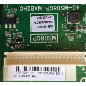MAIN FUENTE PARA TV TCL IDE1500002 / 40-MS08GP-MAB2HG / V8-OMS08DT-LF1V021 / T8-43D14ZS-MA1/ MODELO DE 43''