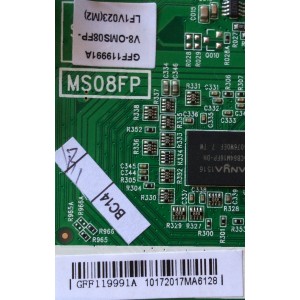 MAIN FUENTE PARA TV TCL NUMERO DE PARTE GFF119991A / 40-MS08FP-MAC2HG / V8-OMS08FP-LF1V023  / V8-0MS08FP-LF1V023(M2) / MS08FP / MODELO L32B2800 