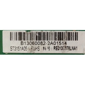 MAIN / TCL B13060082 / ST3151A05 / RE010C878LNA1-B1 / T.RSC8.78 /  MODELO 32''