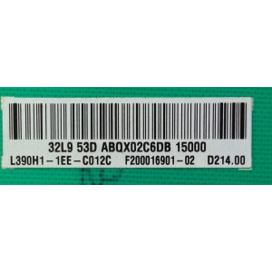 LED DRIVER / SANYO L390H1-1EE-C012C / L390H1-1EE / MODELO DP39E63 P39E63-00 / PANEL V390HJ1-LE1 Rev.C1	