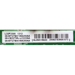 MAIN / TCL GLE951692C / V8-OMT2705-LF1V031 / V8-0MT2705-LF1V031 / 40-MT2700-MAB2LG / 08-MT27S07-MA200AA / 08-CS32TML-LC223AA / 08-MT27S04-MA300AA / MODELO L32F3300	
