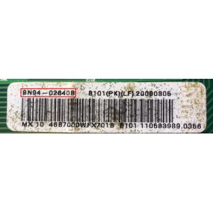 MAIN / SAMSUNG BN94-02640B / BN41-01170A / BN97-03189B / SUSTITUTAS BN94-02640C / BN94-02640D / BN94-02640E / BN94-02640F / BN94-02640K / BN94-02640L / BN94-02640M / PANEL LTF460HF08-A04 / MODELOS UN46B7100WFXZA / UN46B7000WFXZA SQ01 / CHECAR DESCRIPCION