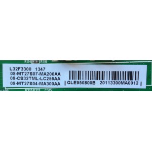 MAIN / TCL V8-OMT2705-LF1V050 / GLE950800B / V8-0MT2705-LF1V050 / 40-MT2700-MAB2LG / 08-MT27S07-MA200AA / 08-CS32TML-LC256AA / 08-MT27S04-NA300AA / MODELO L32F3300	