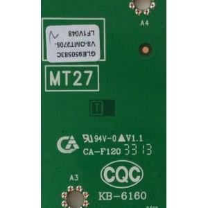 MAIN / TCL V8-OMT2705-LF1V48 / V8-0MT2705-LF1V48 / GLE950583C / 40-MT2700-MAB2LG / 08-MT27S07-MA200AA / 08-SS32TML-LC246AA / 08-MT27A04-MA300AA / MODELO L32F3300	