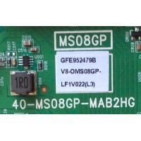 MAIN / FUENTE / (COMBO) / TCL GFE952479B / V8-OMS08GP-LF1V022 / MS08GP / 40-MS08GP-MAB2HG / MODELO 43'' 