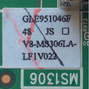 MAIN  PARA TV TCL NUMERO DE PARTE GLE951046F / 40-MS1306-MAB2LG / V8-MS306LA-LF1V022 / MS1306 / MODELO DE 48''	