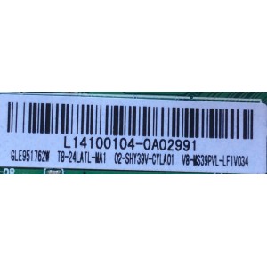 MAIN FUENTE COMBO USADA EN VARIAS MARCAS Y MODELOS TP.MS3393T.PB710 / TCL / SPECTRA / PIONNER / SPELLER / ATVIO / HKPRO / EKT / L14100104 / GLE951762W / T8-24LATL-MA1 / 02-SHY39V-CYLA01 / V8-MS39PVL-LF1V034 / MS39PV MOD L32E4200 / ATV-32 / PLE-3205HD 