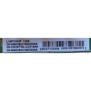 MAIN PARA TV TCL / NUMERO DE PARTE 08-CM39TML-LC219AA / 40-MS82S0-MAD2XG / MS82S / 08-MS82S02-MA200AA / 08-MS82S02-MA300AA / V8-0MS8202-LF1V025 / GCCT13320A / MODELO L39F3300F