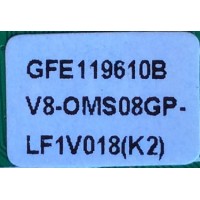 MAIN / FUENTE / (COMBO) / TCL V8-0MS08GP-LF1V018 / GFE119610B / V8-OMS08GP-LF1V018(K2) / MS08GP / 40-MS08GP-MAB2HG	/ MODELO 32''