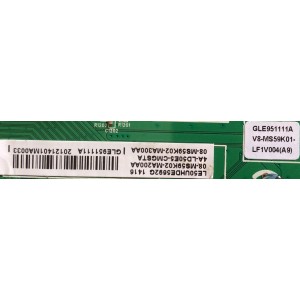 MAIN / TCL V8-MS59K01-LF1V004(A9) / GLE951111A / 08-MS59K02-MA200AA / 4A-LD50E5-CMGSTA / 08-MS59K02-MA300AA / 40-MS59KV-MAA4HG / MODELO LE50UHDE5692G	