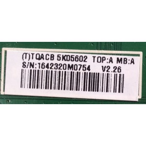 MAIN / VIZIO CBPFTQACB5K056 / 715G3715-M01-000-004K / MODELO E470VA LTLNIDBM / PANEL LC470WUD(SC)(A1)	