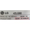 MAIN / LG 42LG60-UA.AUSQLJM / EAX43280303(0) / MODELO 42LG60-UA / PANEL LC420WUF(SA)(A1)	