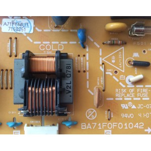 FUENTE / BACKLIGHT / EMERSON A71FFMUT / BA71F0F01042 / MODELO LCD320M82 / PANEL UF320XH	