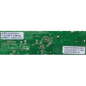 MAIN / FUENTE / (COMBO) / TCL KDI49QT542LNT / P130-628VX V6.0 / P130-628VXV6.0-B 6L / MODWELO 49''	