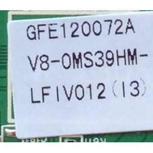 MAIN / TCL GFE120072A / V8-OMS39HM-LF1V012(I3) / 40-OMS39N-MAC2HG / V8-0MS39HM-LF1V012(I3) / MS39	