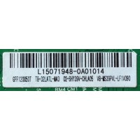 MAIN / FUENTE / (COMBO) / TCL L15071948 / GFF120050T / T8-32LATL-MA3 / 02-SHY39V-CHLA05 / V8-MS39PVL-LF1V090 / TP.MS3393T.PB710 / MS39PV	