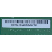 T-CON / VIZIO 206B00C0 / TPV_V420HJ1_P02_V30 / MODELO E500I-A1 LTYXNTAP / PANEL TPT500J1-LE1	