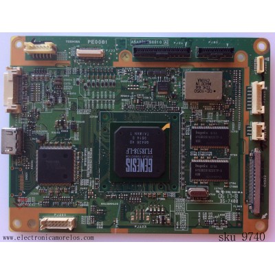 TARJETA DE A/V / TOSHIBA 75004725 / A5A001750010A / MODELO 32HLC56	