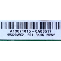 MAIN / FUENTE / SCEPTRE A13071815 / TP.RSC8.P71 / MODELO CN32HA634 / PANEL HV320WX2-201	