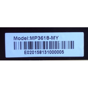 FUENTE DE PODER / TCL MP3618-MY / KB-5150 / E59670	