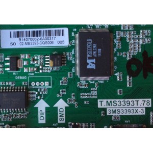 MAIN / TCL / SANYO  B14070062 / 02-MB3393-CQS006 / T.MS339T.78 / 3MS3393X-3	