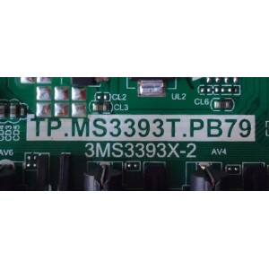 MAIN FUENTE PARA TV DAEWOO B16033061 / TP.MS3393T.PB79 / 02-SHG39A-C001019 / 3MS3393X-2 / MODELO L3R6400TN 