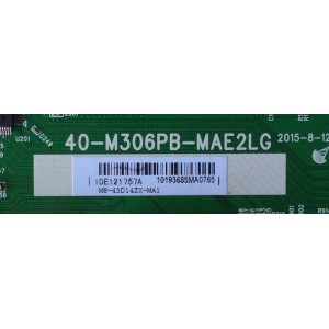 MAIN FUENTE PARA TV TCL / NUMERO DE PARTE IDE121757A / V8-M306GCB-LF1V005 / 40-M306PB-MAE2LG / MS306PB	