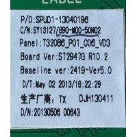 MAIN / ELEMENT SPUD1-13040196 / 890-M00-50N02 / PLFC0206263B / ST2947G_R10.2_130314 / MODELO ELCFW329 / PANEL T320B6-P01C06 REV.D3	