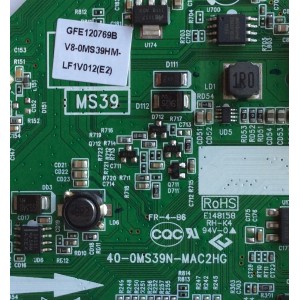 MAIN / TCL V8-0MS3HM-LF1V012(E2) / GFE120769B / V8-OMS3HM-LF1V012(E2) / 40-0MS39N-MAC2HG / MS39	