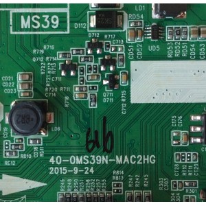 MAIN PARA TV TCL / NUMERO DE PARTE T8-40LA02-MA11 / 40-0MS39N-MAC2HG / MS39 / CONQE15069 / V8-0MS39HM-LF1V015 / MODELO 40''