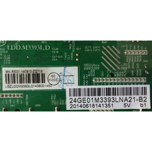 MAIN / FUENTE / (COMBO) / RCA 3393LD1438 / LDD.M3393I.D / MK-RE01-140910-ZQ716 / 24GE01M3393LNA21-B2 / MODELO 24"	