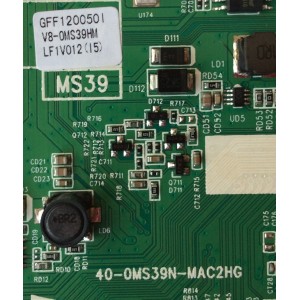 MAIN PARA TV TCL GFF120050I / V8-0MS39HM-LFIV012(I5) / 40-0MS39N-MAC2HG / V8-OMS39HM-LFIV012(I5) / MS39	