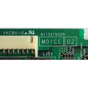 TARJETA DE A/V / FUJITSU M01CC02 / M01CC02 / MODELO PDS5003U-H	