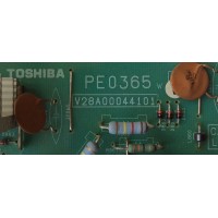 FUENTE DE PODER / TOSHIBA 75007973 / PE0365A / V28A00044101 / MODELO 46LX177	