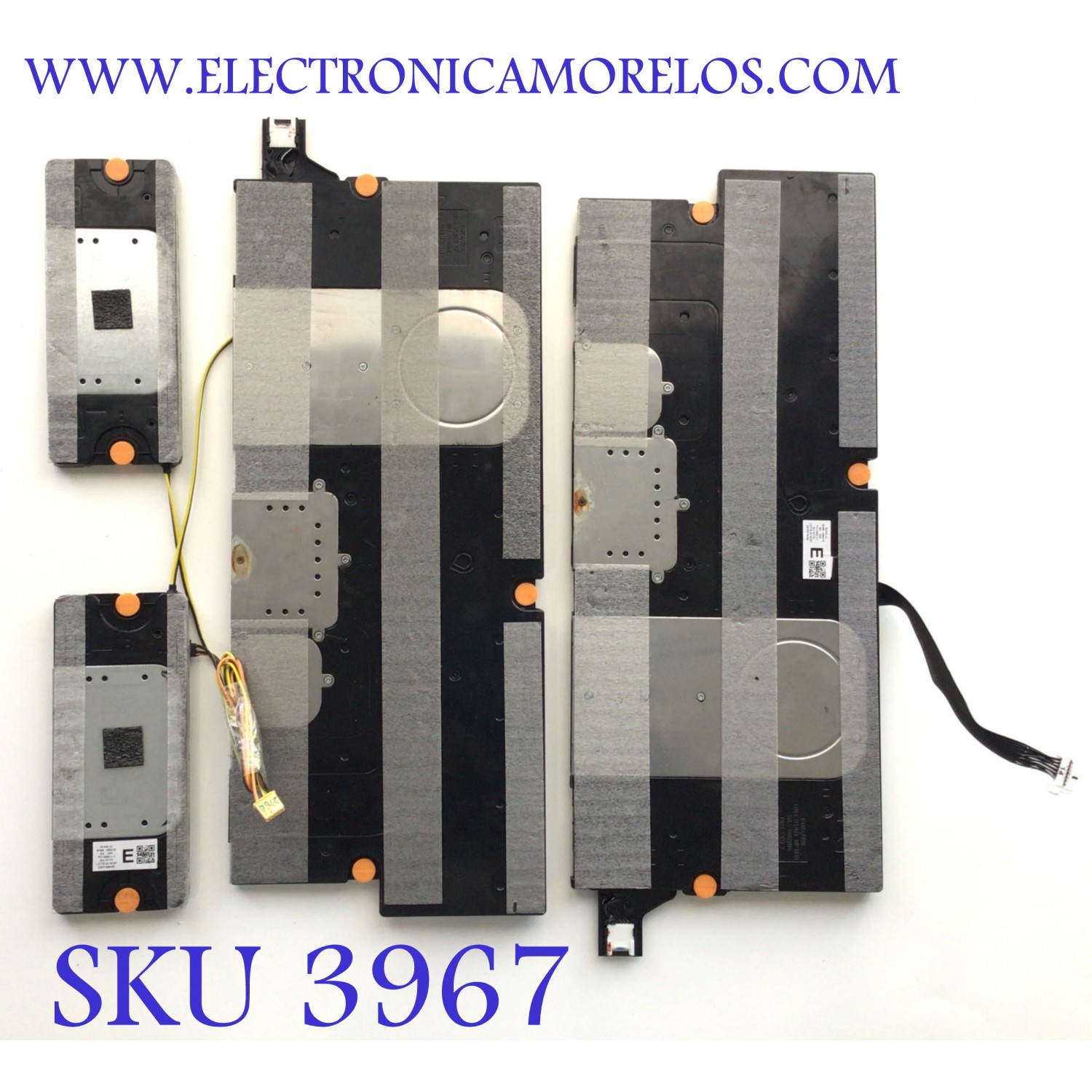 KIT DE BOCINAS (4PZS) SAMSUNG / NUMERO DE PARTE BN96-53041E / 6Ω 10W ...