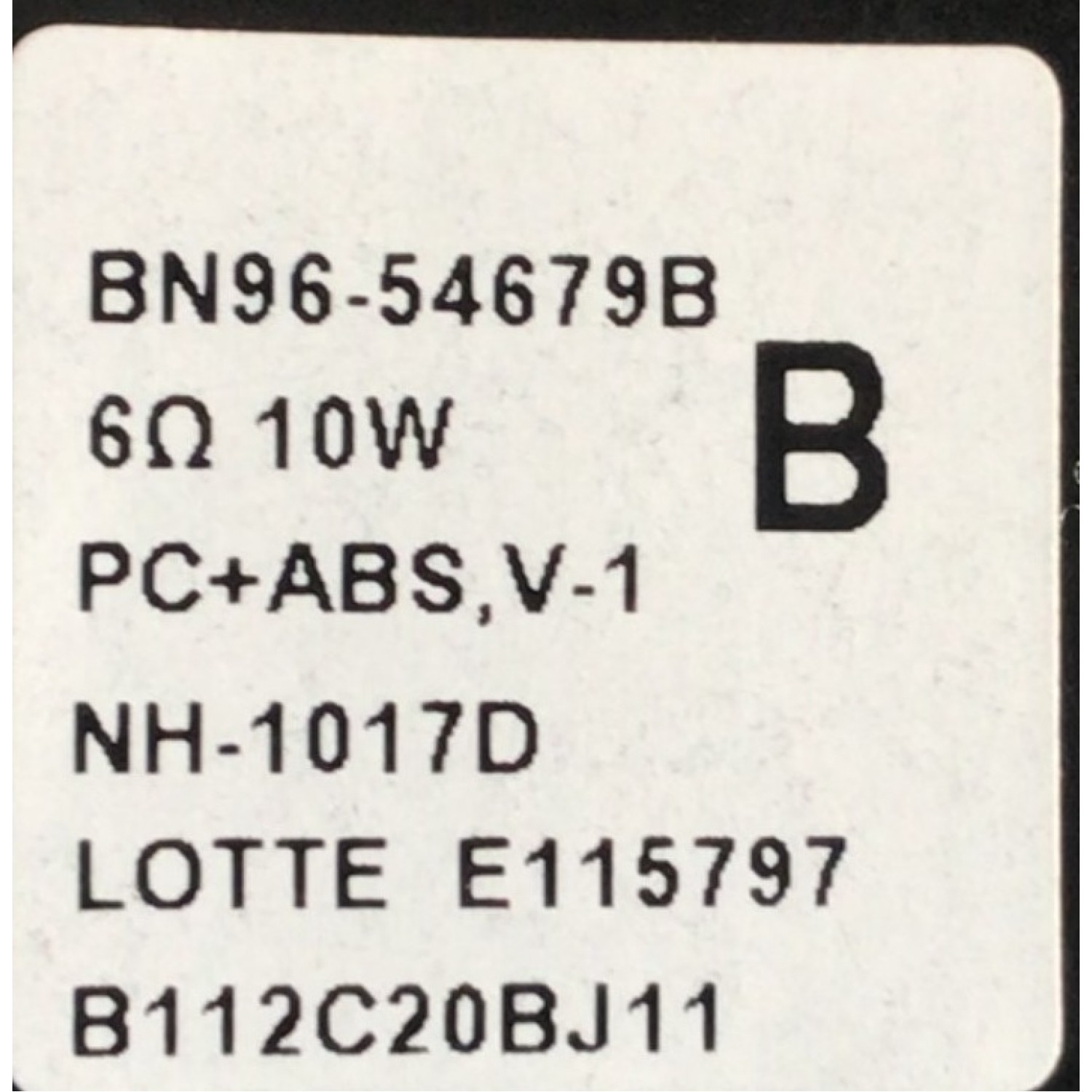 KIT DE BOCINAS (4PZS) PARA TV SAMSUNG / NUMERO DE PARTE BN96-54679B ...