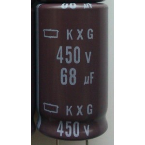 LOTE DE 10 PIEZAS DE FILTROS DE 450V / 68µf / 105℃	