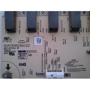 BACKLIGHT INVERSOR SHARP RUNTKA515WJZZ MODELO LC-42D85U