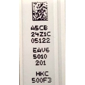 KIT DE LED'S PARA TV LG ( 5 PZ - INCOMPLETO ) / NUMERO DE PARTE EAV65010201 / 50UP80 / E469119 / 200915 / SSC_Y21 / PANEL NC500TQG-VHKH1 / MODELO 50UP8000PUA / 50UP8000PUA.BUSSLJM