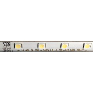 BARRA DE LED PARA TV SAMSUNG ((1 PIEZA)) / NUMERO DE PARTE BN96-49684A / LM41-00810A / BN61-16598A / 49684A / L1_Q50_C2_CFM / S33(2)_R1.0_T5R_100_LM41-00810A / PANEL CY-QA032HGCV1H / MODELOS QN32Q50RAFXZA / QN32Q60AAFXZA XA02 / HG32NJ690WFXZA