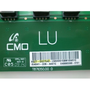 LU BACKLIGHT INVERTER CMO 27-D027540  MODELO SAMSUNG LN55B650T1FXZA