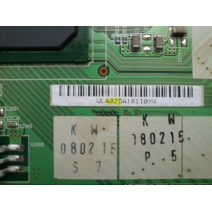 MAIN LOGICA VIZIO 0940-0000-2220 MODELO VP50HDTV20A