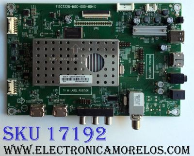 MAIN / BEST BUY / SHARP XECB0TK007 / 715G7228-M0C-000-004K / XECB0TK0070 / XECB0TK007020X / PANEL TPT500J1-HVN07.U REV:S600B / MODELO LC-50LB371U