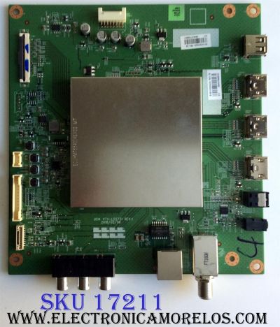 MAIN PARA TV TOSHIBA·FIRE TV 4K·UHD·HDR / NUMERO DE PARTE 631V0G00220 / 691V0G00220 / 631V0G00220 REV:1B / 691V0G00220 REV:1B / UCI4 / VTV-L55731 REV:1 / VTV-L55731 / PANEL U500DU01 TT103 / U500DU01-TT103 REV:CD1.A / MODELO TF-50A810U19