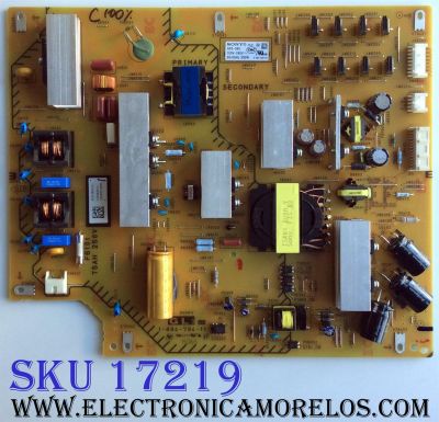 FUENTE DE PODER PARA TV SONY / NUMERO DE PARTE 147462011 / APS-385 / APS-385(CH) / 1-894-794-11 / 1-474-620-11 / PANEL SYV5541 / DISPLAY LSY550FF01-001 / MODELO XBR-55X850C / XBR55X850C