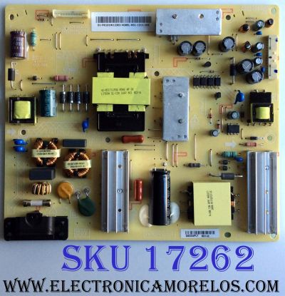 FUENTE DE PODER PARA TV 4K UHD / NUMERO DE PARTE PK101W1230I / 01-PK101W1230I / 01-PK101W1230I-VGBEL / 821953 / UB-3171-1C / PANEL K490WDR1 / MODELO 49L621U / 49L621U REV.B