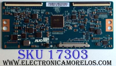 T-CON PARA TV VIZIO 4K UHD HDR SMART TV / NUMERO DE PARTE 55.75T05.C02 / 5575T05C02 / 75T05-C02 / PANEL´S S750QF57 / S750QF57 V1 / MODELOS V755-J04 / V755-J04 LBNFE5 / V755-J04 LBNFE5KX / M75-E1 LTMAEM / M75-E1 LTMAEMMU / E75-E1 LTMAGR / E75-E1 LTMAGRAT